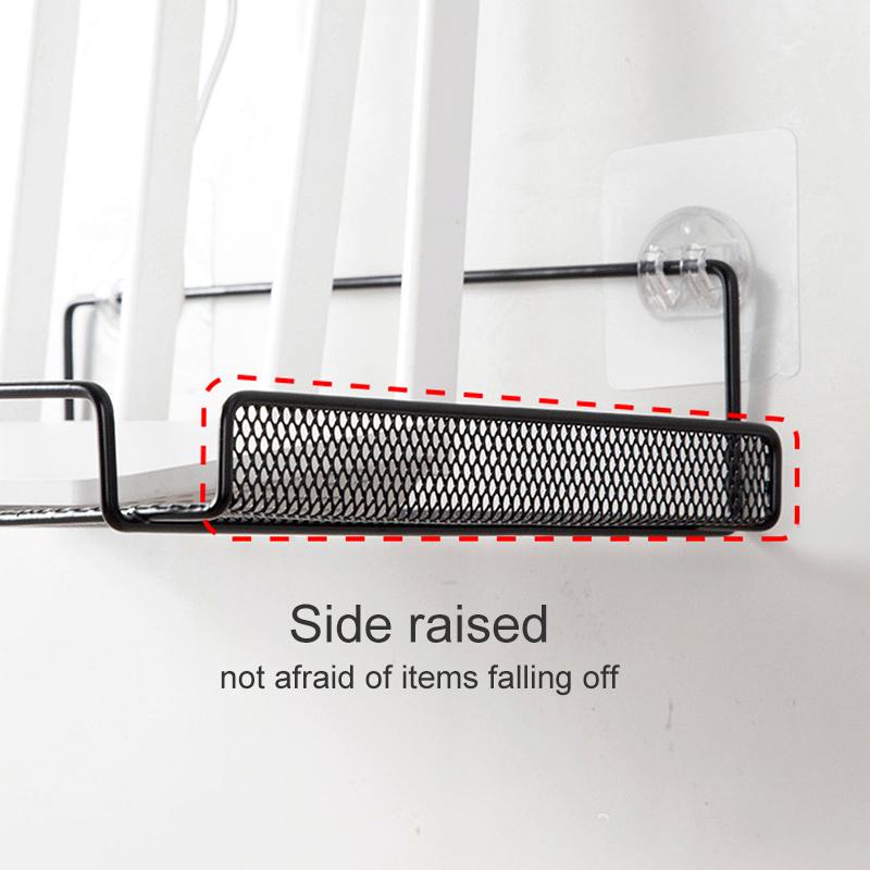 1PC Router Projector Multi-function Plastic Organizer Surveillance Bracket Hole-Free Wifi Rack Wall Mounted Storage Holder