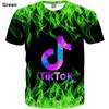 Модные летние детские футболки с принтом Tik Tok для мальчиков, повседневные крутые топы для мальчиков, рубашки, одежда