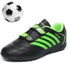 Children and Adolescents Large Size Shock-absorbing Non-slip Wear-resistant Velcro Short Nail Outdoor Football Shoes Training Shoes