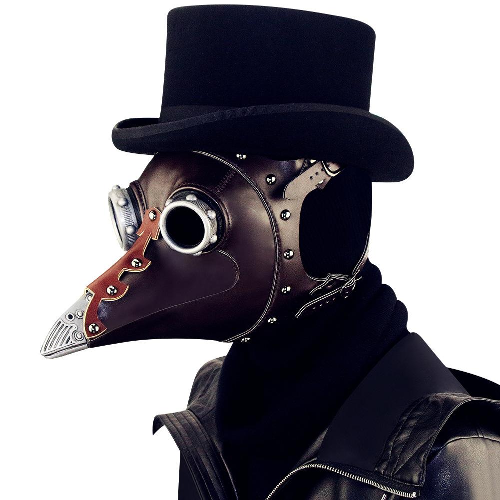 Halloween Steampunk Plague Beak Masquerade Party Mask Headgear
