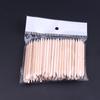 100pcs/50pcs Double End Nail Art Wood Stick Cuticle Pusher Remover Pedicure Manicure Tool Set