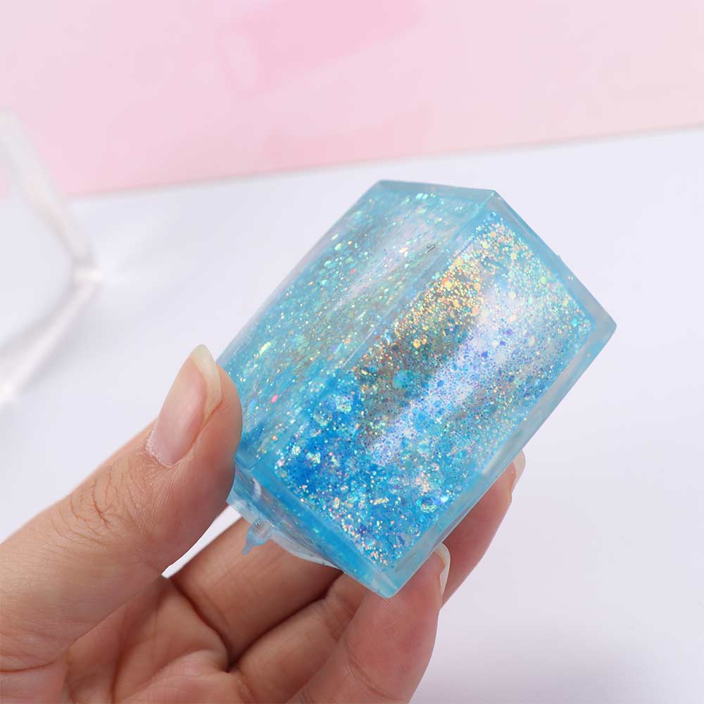 Polar Light Прозрачный куб Fidget Toy Mochi Ice Block Маленькие кубики льда Fidget Toy Игрушка для детей