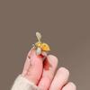 Elegant Fashion Zircon Bee Mini Brooch For Women Unisex Trendy Versatile Daily Wear Suit Accessory Insect Pins Banquet Gifts