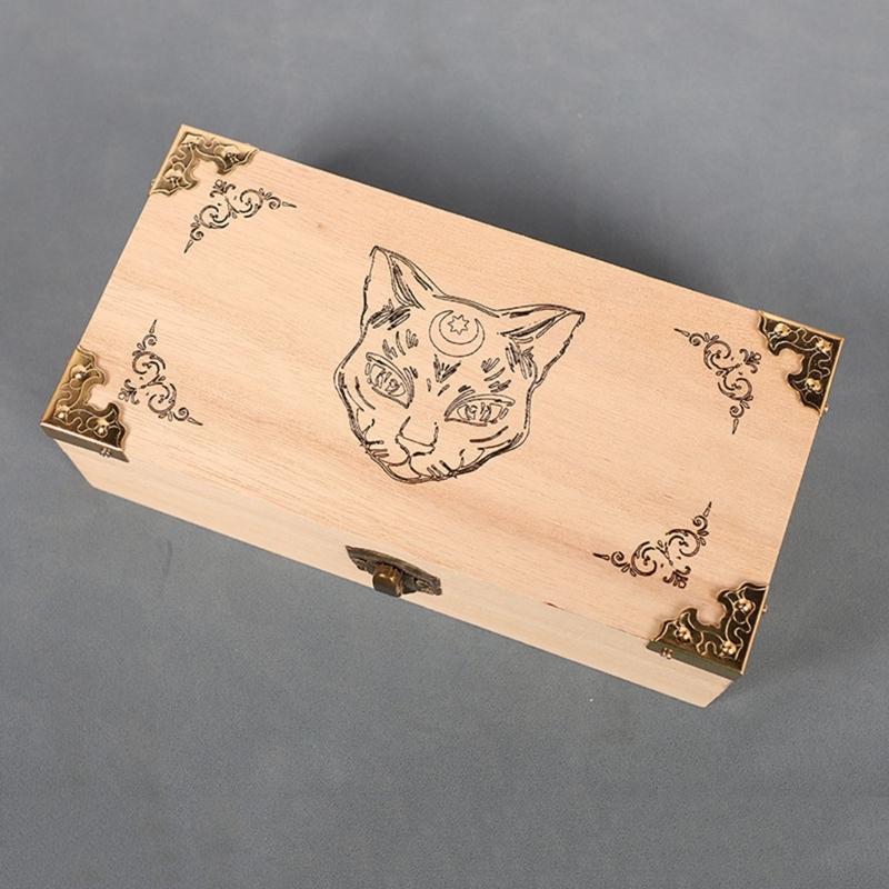 Fashion Wood Playing Card Holder Deck Box Storage Case Organizers Playing Cards Poker Card Box Handcrafts For Men Women