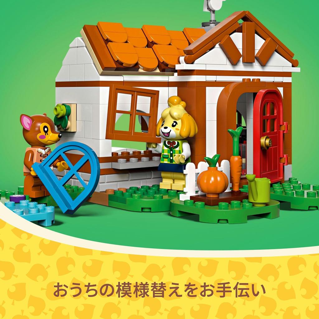 ЛЕГО Animal Crossing: Добро пожаловать в Дом Изабель - Игрушка, Строительные Блоки, Развивающая Игрушка для Девочек и Мальчиков, Возраст 6, 7, 8, 9 лет, Ролевые Игры, Игры в Притворство