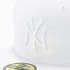 New Era New Era Cap MLB New York Yankees NY 7 5950 NEYYAN WHT SWHT 25J White/White 3/4