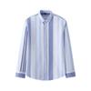 100% хлопок рубашки мужские Oxford Spun модные полосатые повседневные рубашки с длинными рукавами