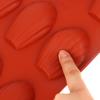1Pc 9 Cavities Silicone Madeline Cookies Pan Madeline Mold Nonstick Baking Pan For Make Madeleine Cookies Kitchen Baking Mold