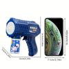 Space Electric Bubble Gun Toy Handheld Toy Bubble Gun Outdoor Toy Without Battery Without Bubble Water