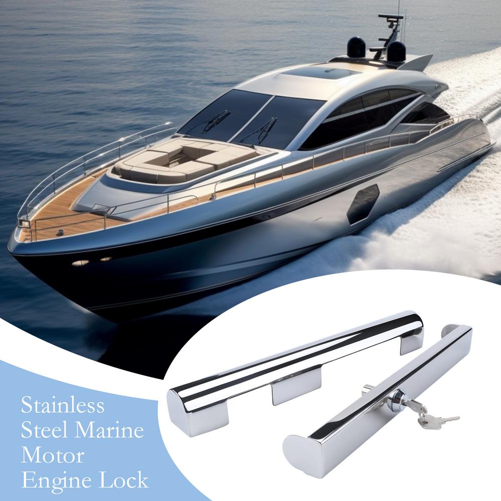 Устройство блокировки подвесного мотора Замок для двигателя подвесного мотора Нержавеющая сталь Сверхпрочные аппаратные аксессуары Для защиты от кражи На