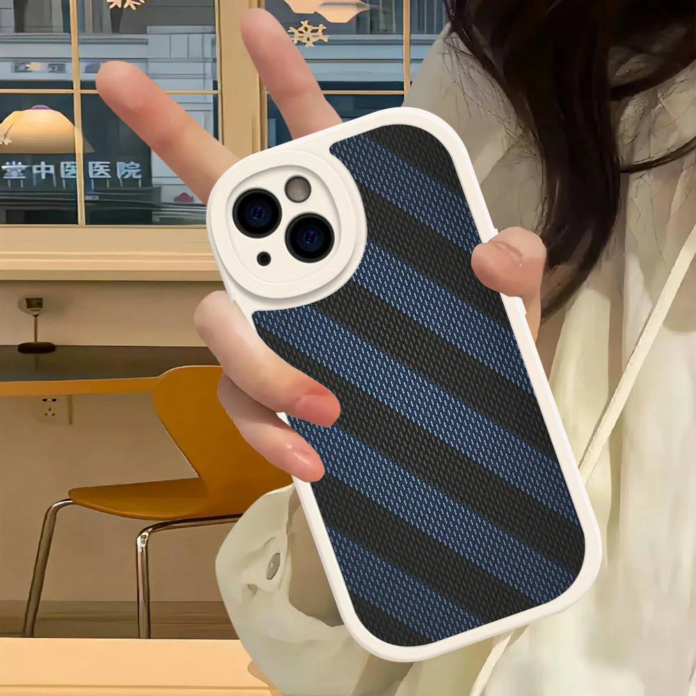 Текстура волокна для iPhone 16 15 14 16E 13 12 11 Pro Max Plus, кожаный чехол для телефона