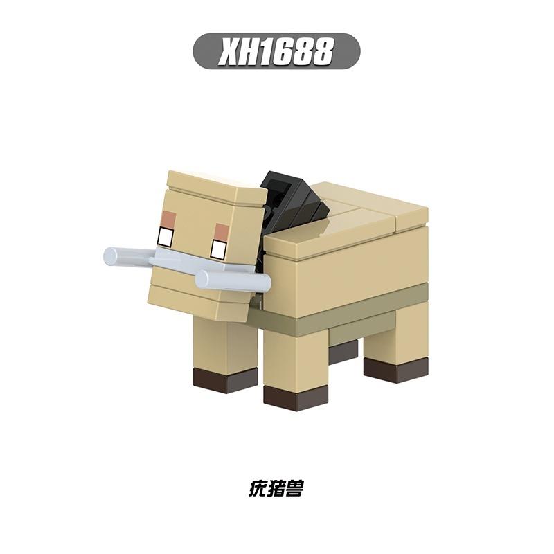 Строительные блоки Мой мир Минифигурки Minecraft Игрушки Кирпичи Lego Дети Подарки Образование X0311