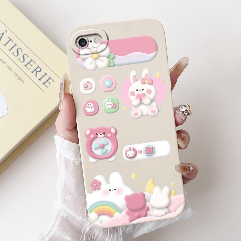 For Apple iPhone 6 6S Plus Case Fashion Candy Painted Cover Shockproof Phone Case For iPhone 6S Plus iPhone6 S Soft Fundas Coque
