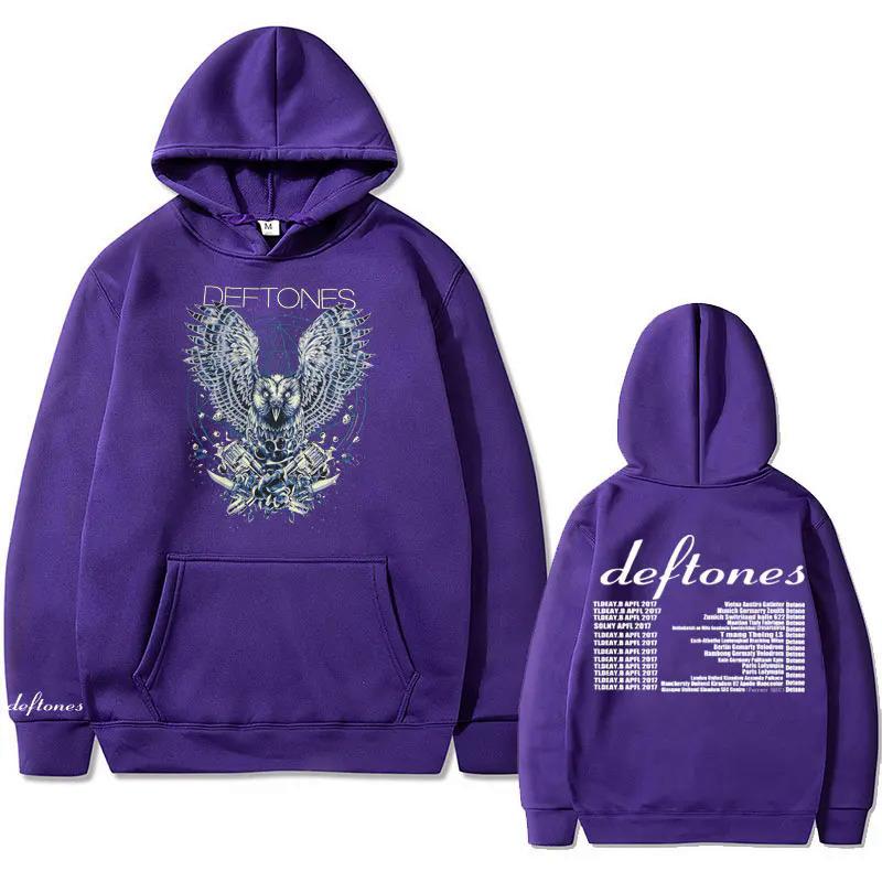 Deftones Diamond Eyes Owl Band Print Hoodie