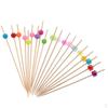 Акриловые бусины, 200 шт., палочки для коктейлей, одноразовые зубочистки для вечеринок