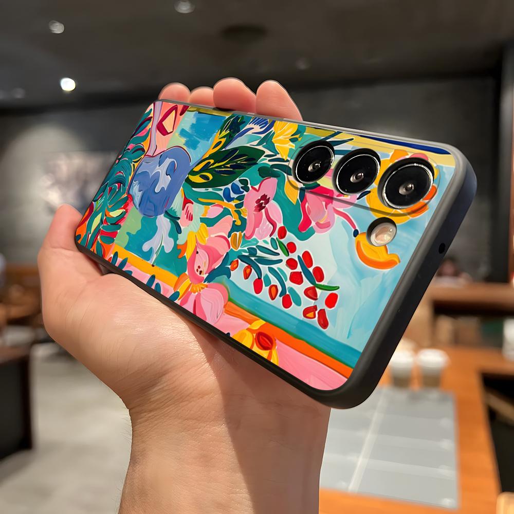 Художественная картина Анри Матисса Чехол для телефона для Samsung A56 A36 A26 A16 A15 A25 A35 A55 A14 A34 A24 A54 Черный Мягкий чехол