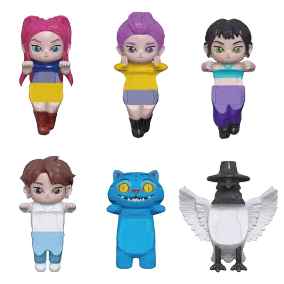 ~New k pop demon hunters Series Blind Box Derpys Tiger Rumi Mira Zoey Sussy Figurine Doll Mini Decor Model Toys Girl Gifts0~
