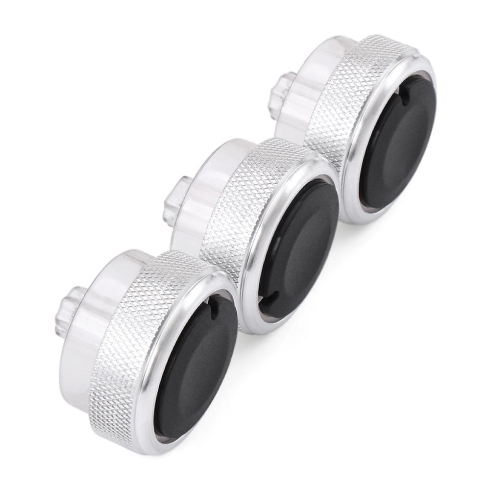 3PCS Auto Air Conditioning Heat Control Switch Knob AC Knob For Ford Focus 2 MK2 Focus 3 MK3 Mondeo