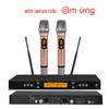 KTV U-Band ИК-двойной беспроводной комплект петличного и головного микрофонов для высококлассных сценических и конференц-мероприятий