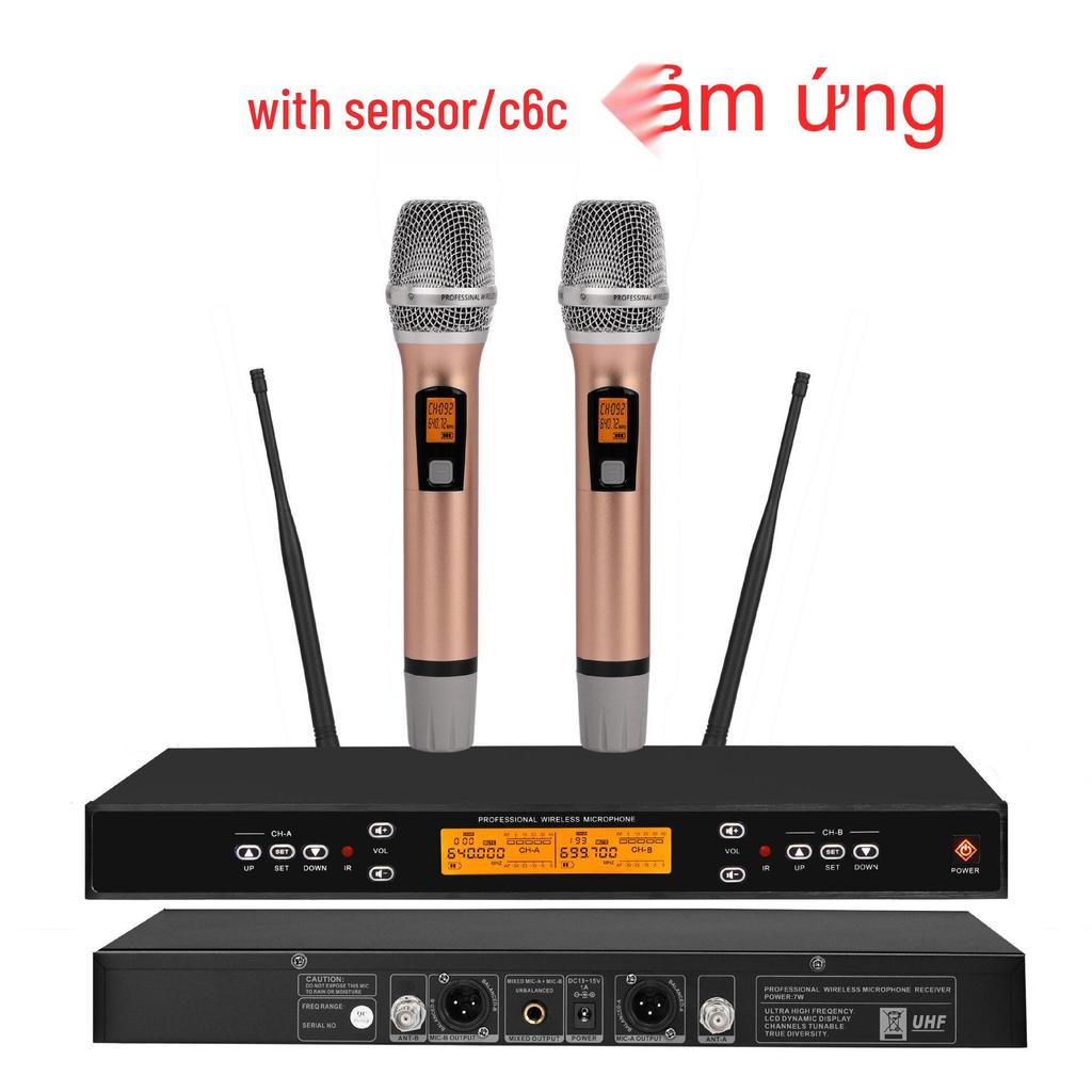KTV U-Band ИК-двойной беспроводной комплект петличного и головного микрофонов для высококлассных сценических и конференц-мероприятий