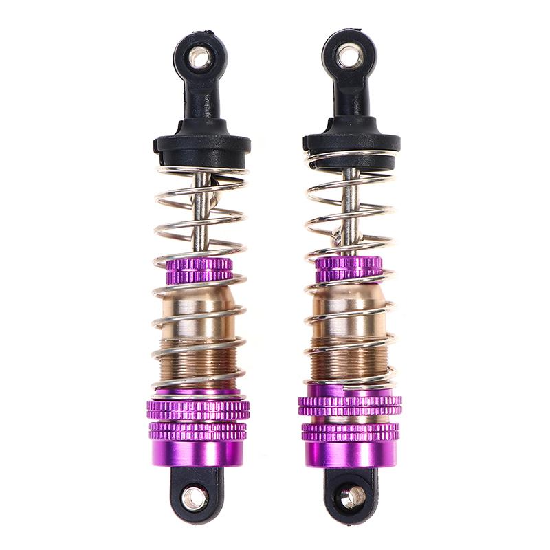 2Pcs Metal Front&Rear Universal Shock Absorber For Wltoys 124019 144001 Rc Car