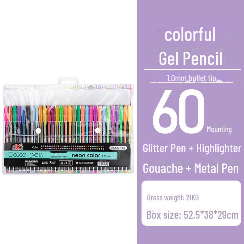 Эксклюзивный набор канцелярских товаров: Флэш-ручка, металлическая ручка, контурная ручка, ручка для справочника, нейтральная ручка, акварельная ручка, маркер