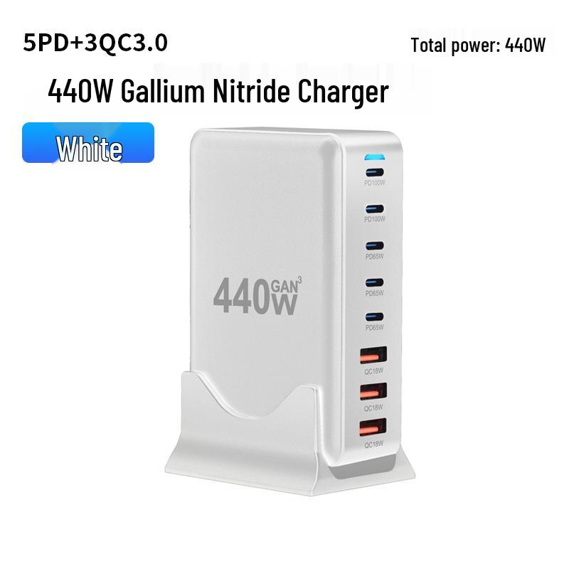 Высокомощное многопортовое GaN-зарядное устройство 200 Вт с быстрой USB-зарядкой PD100 Вт для мобильных телефонов