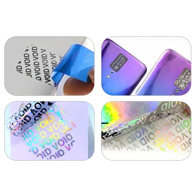 100 шт., гарантийная защитная наклейка, защитная печать, хрупкая бумага, защита от несанкционированного доступа, гарантия, пустая этикетка, клейкая этикетка Guanante