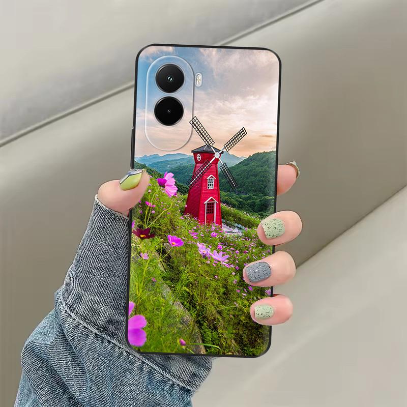 Мягкий чехол для Xiaomi Poco M7 4G Чехол Мультяшная задняя крышка для Xiaomi Poco M7 Pro 5G Защитный бампер с животным PocoM7 m 7 Крутые сумки