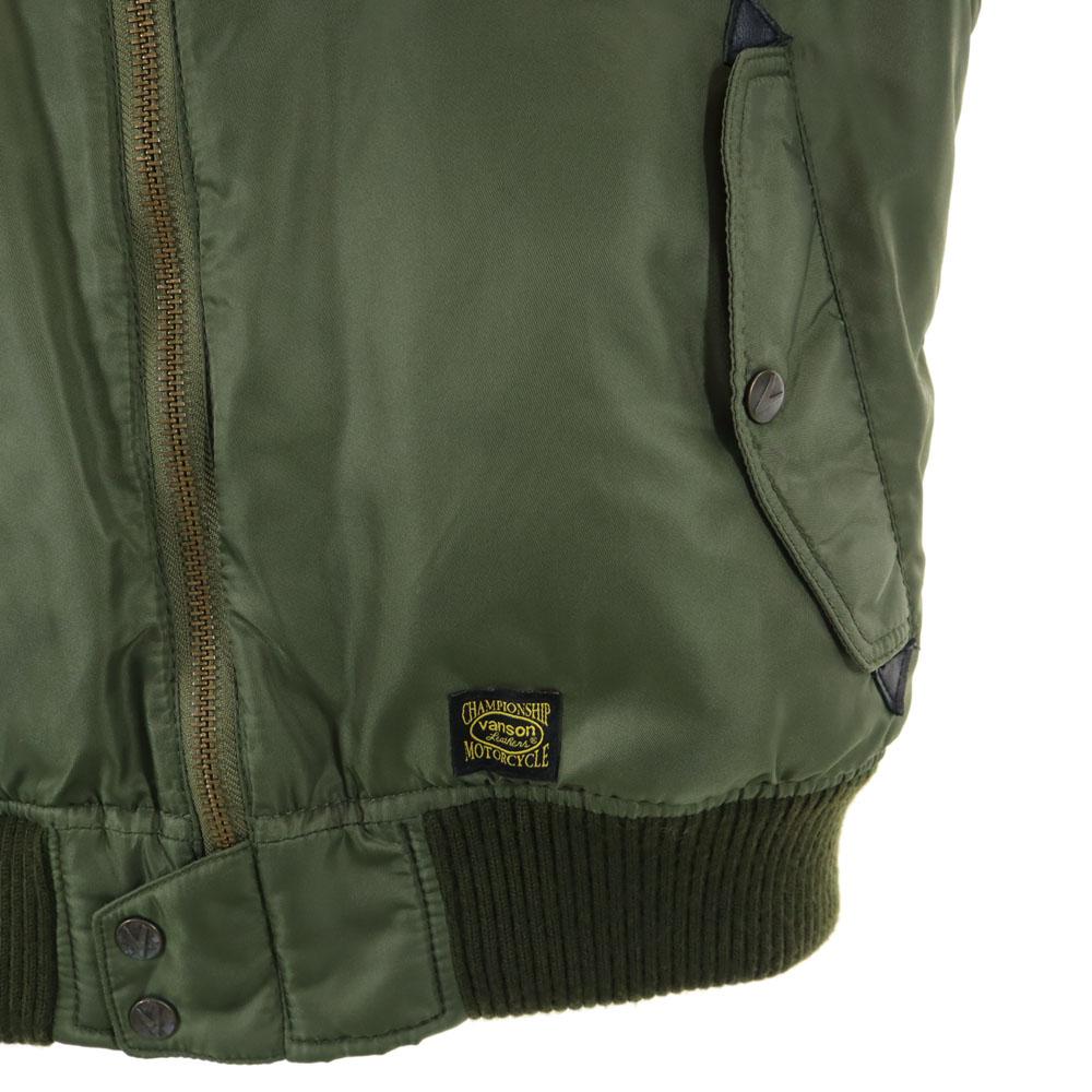 VANSON Летная куртка L хаки Блузон Мужская Б/у