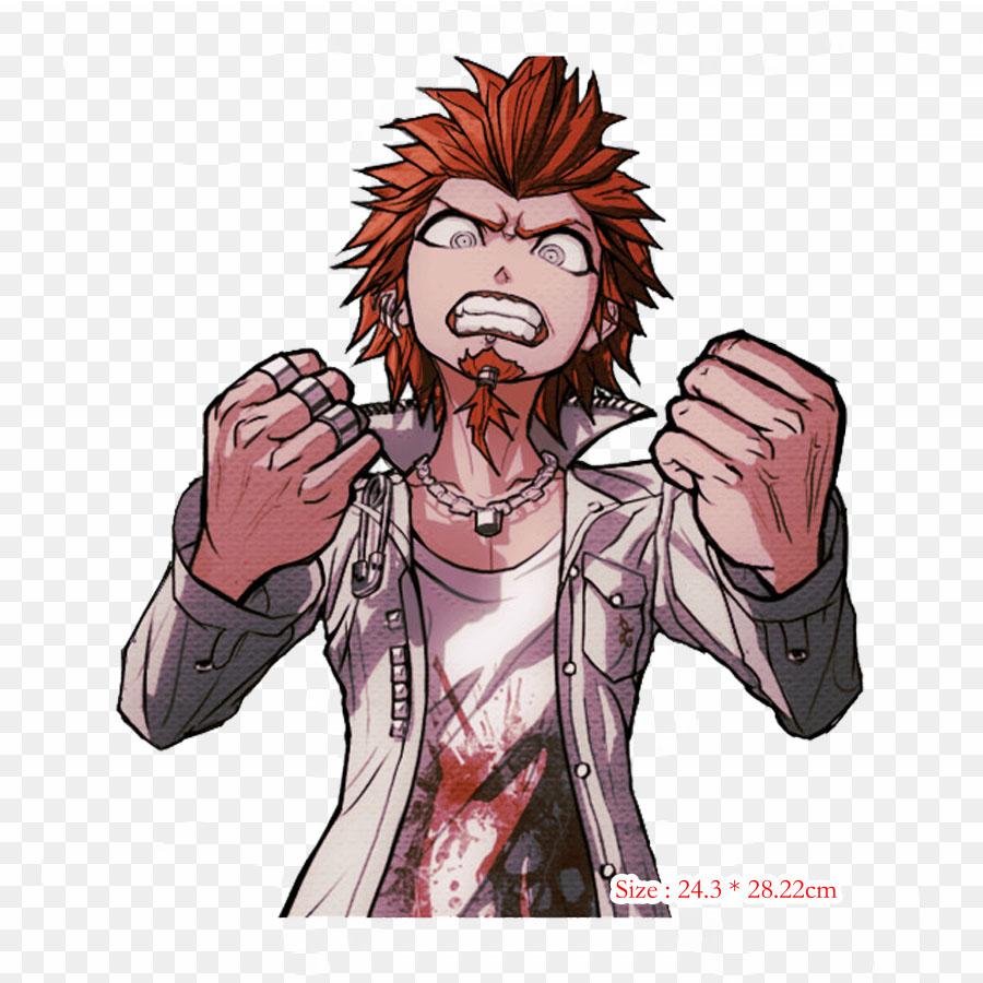 Leon Kuwata Danganronpa V3 Killing Harmony Leon Kuwata Print Sticker On Clothes DIY Thermal Stickers For T-Shirts Patch Iron On Transfer Patch
