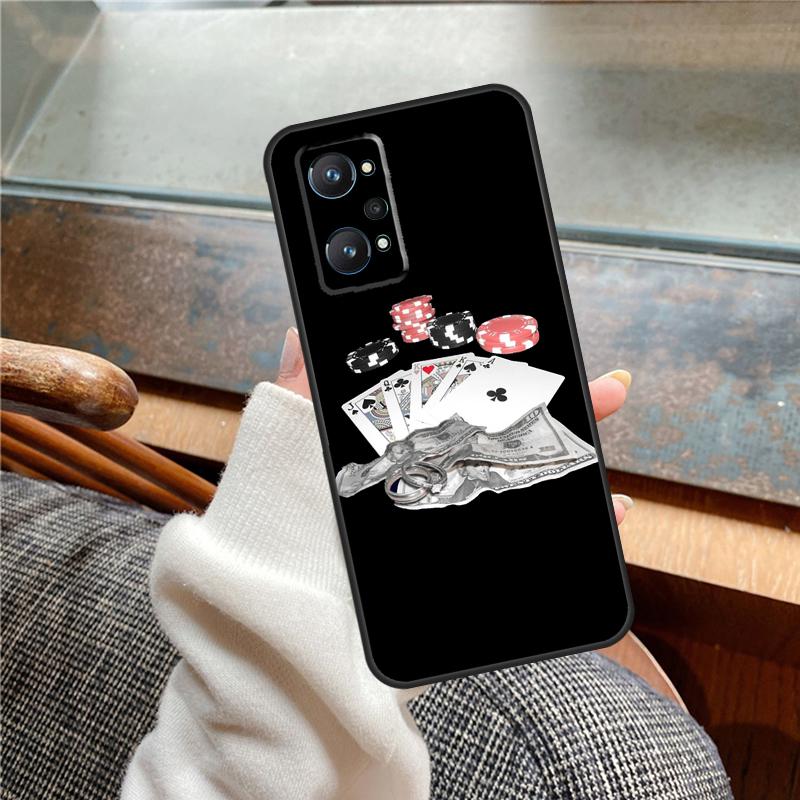 Кейс для телефона Realme с изображением пикового туза для моделей 11 12 13 14 Pro Plus C53 C55 C51 C25 C63 C61 C65 C67 C71 C75 GT6 GT7 15 Pro
