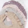 Soft Muslin Baby Bibs Solid Colored Teething Drooling Bib Bandana Drool Bibs  Boys Girls