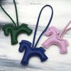 High-End All-Match Pu Leather Mini Pony Pendant For Women  Multi-Colored Pony Bag Accessories Car Pendant Birthday Gift