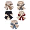 Women Scarf Patchwork Color Soft Comfortable Wrap Around Design Winter Scarf Neck Care Fashion Accessories