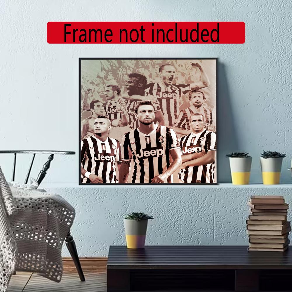 Juventus 5D Diamond Painting Round Diamond Rhinestones Mosaic Diamond Embroidery Wall Paintings Rhinestones Gift Frameless