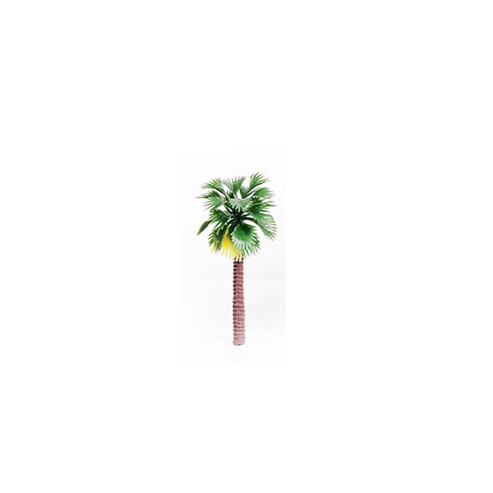 Layout Rainforest Plastic Palm Tree Scenery Model Artificial Palm Tree Leaves with High Quality