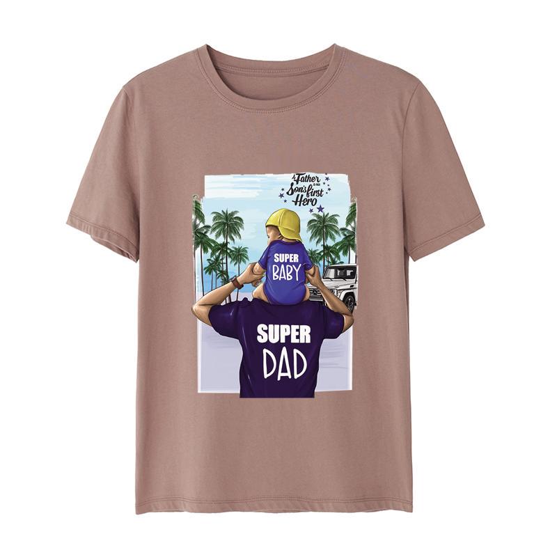 DIY Heat Transfer Patches Mom Girl Boy Printing Patches On Clothes Super Mom Dad Queen Stickers On T-shirt Dresses Jeans