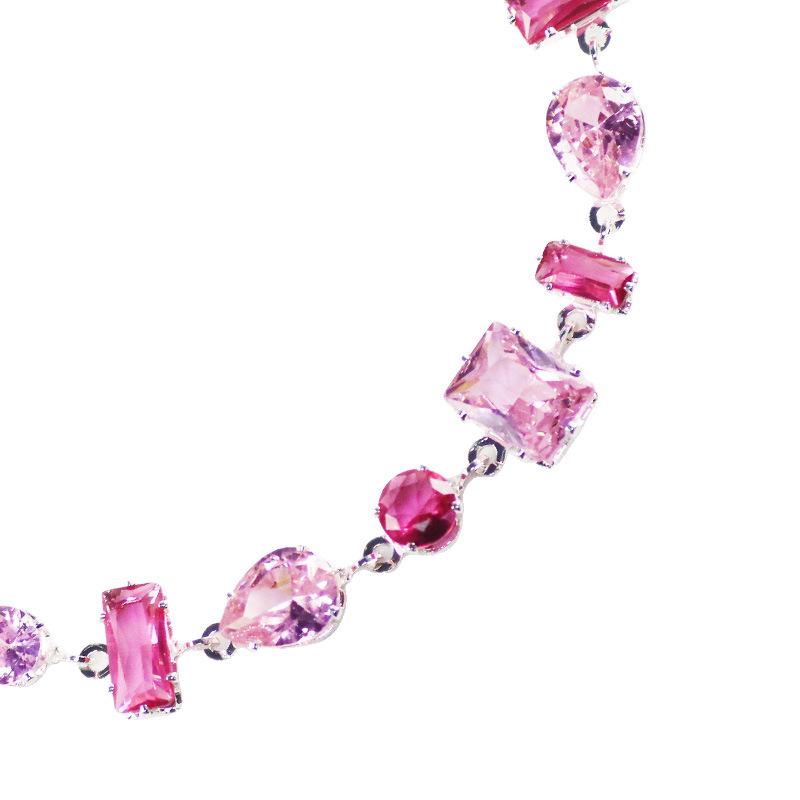 Браслет из красных кристальных конфет для женщин - Модный дизайн Swarovski, Универсальное и элегантное украшение для рук
