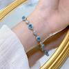 2022 New Simulation Palaiba 5 * 7 Bracelet Fashion Sense Advanced 1-carat Women 5a Zircon Manufacturer Direct Sales