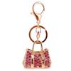 Rhinestone Jewelry Handbag Keychain - Cute Metal Bag Pendant for Cars & Accessories