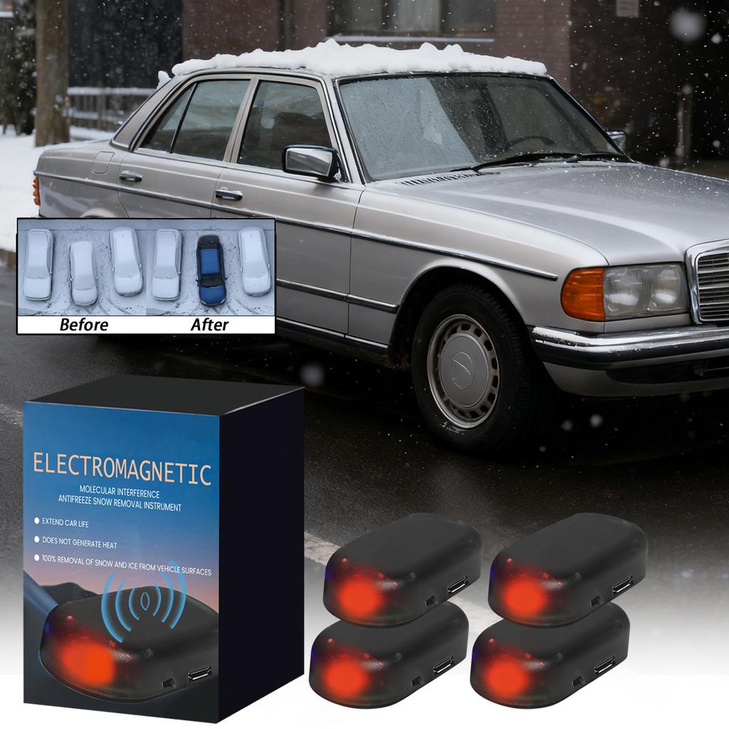3/4/5 PC Electromagnetic Molecular Interference Antifreeze Snow Removal Instrument Snow Coverage Car Window Glass In Winter
