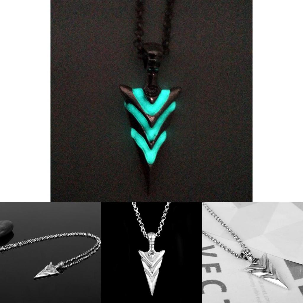 Arrow Luminous Necklace With Alloy Animal Pendant Necklace For Gift And Collectors