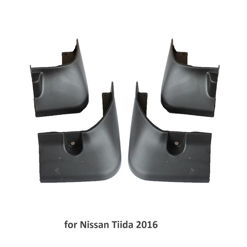 Брызговики для Nissan Tiida 2007-2016, брызговики для Nissan Versa Latio C11, пластиковые автомобильные крылья, брызговики, автозащита