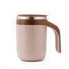 2025new Automatic Stirring Mug with Lid, 380ml Large Capacity, Portable Cooling Cup with Stainless Steel Liner, Perfect for Mixing Powdered Milk, Coff