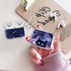 Чехол для Airpods Pro Pro2 4 Pro3 3 2 1 Прозрачные Чехлы для Наушников Обложка Черная Кошка Звездная Ночь