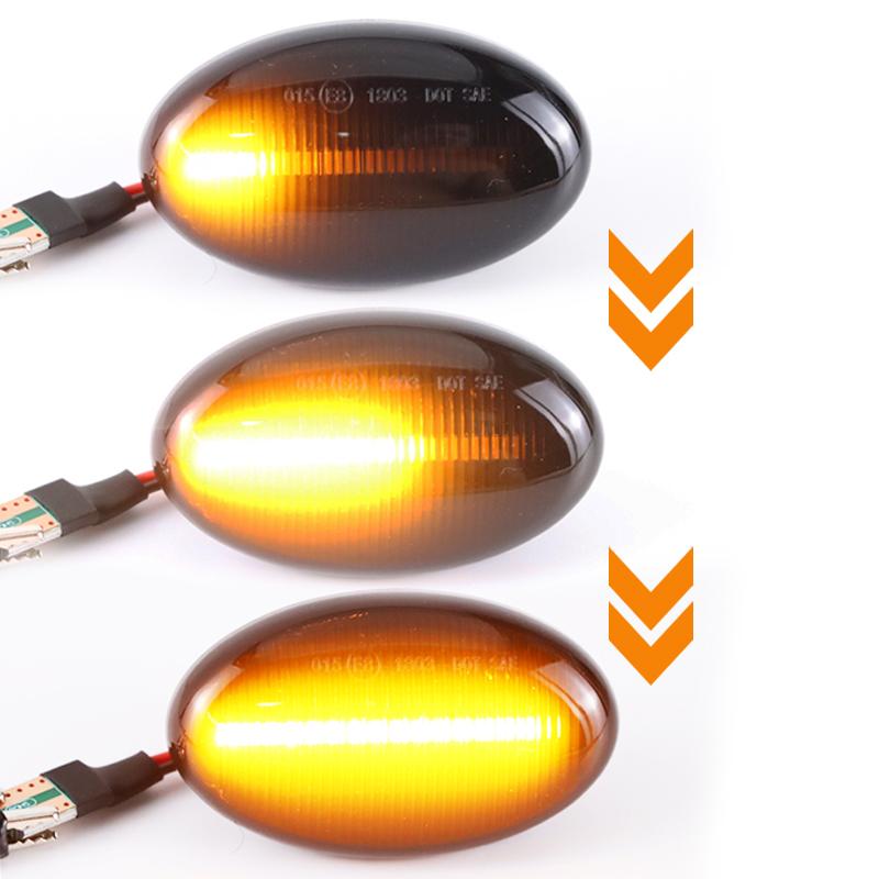 2pcs Led Dynamic Turn Signal Side Marker Light For Mercedes Benz Smart W450 W452 A-Class W168 Vito W639 W447 Citan W415Turn Signal 2