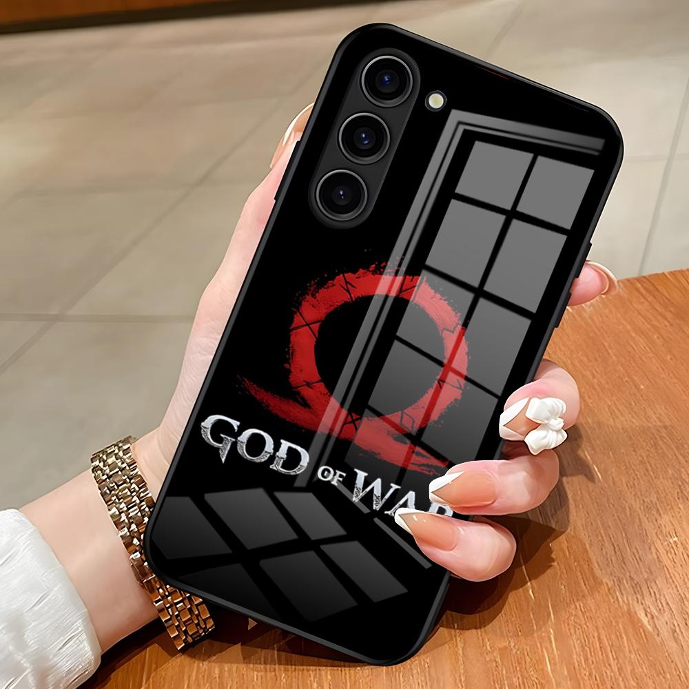 War God Kratos Phone Case For Samsung S26 S25 Edge Ultra S23 S22 S21 S20 Ultra Plus S24 Fe A54 A53 A25 Glass Cover
