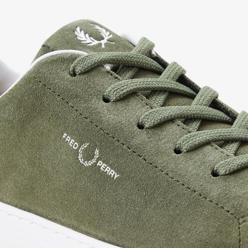 Fred Perry B71 Замшевые Хаки Кроссовки Sfpm2438319 X61