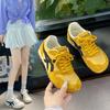 Желтые женские новые летние спортивные туфли на мягкой подошве модные и универсальные